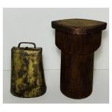 Original Brass Cow Bell , ANTIQUE CONESTOGA Original Brass Cow Bell , ANTIQUE CONESTOGA