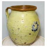 Yellow Glazed French Pottery, I don Yellow Glazed French Pottery, I don