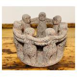 7 Circle of Friends Candle Holder, 10" diameter,