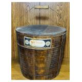 Wooden Pail from the National Candy Company,