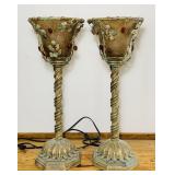 Pair of Nice Tall Table Lamps, 22.5" high Pair of Nice Tall Table Lamps, 22.5" high