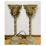 Pair of Nice Tall Table Lamps, 22.5" high