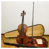 Old Violin in G&B Wooden Case, Looks to be in Old Violin in G&B Wooden Case, Looks to be in