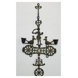 Brass Hanging Decoration, Looks to be Very Old, Brass Hanging Decoration, Looks to be Very Old,