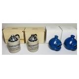 4 Blue & White Pottery 1994, 1995 in Boxes, 2 are 4 Blue & White Pottery 1994, 1995 in Boxes, 2 are