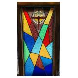 Stain Glass Looking Panel, 20" x 47", Believe Stain Glass Looking Panel, 20" x 47", Believe