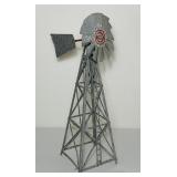 Galvanized Metal, Working, Windmill, 17" high