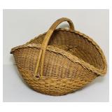 Hand Woven Basket, #8 on Bottom, Great Condition