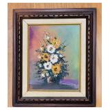 Oil on Canvas, Signed, got it in Tijuwana Oil on Canvas, Signed, got it in Tijuwana