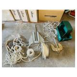 2 Boat Anchors, Spool of Anchor Rope, Battery Box