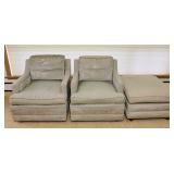 Matching Chairs and Stool, Henry Feige & Son, Matching Chairs and Stool, Henry Feige & Son,
