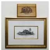 Saginaw Country Club Print, Hand Signed by Bruce Saginaw Country Club Print, Hand Signed by Bruce