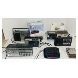 Vintage Radios and Clock Lot, some neat ones!