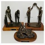 3 Sculpture Awards, 2 Gold Awards are 15" high 3 Sculpture Awards, 2 Gold Awards are 15" high