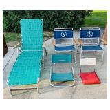 5 Outdoor Chairs, all are in great condition 5 Outdoor Chairs, all are in great condition