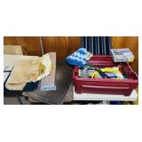 Tote Full of Automotive Emergency supplies plus Tote Full of Automotive Emergency supplies plus