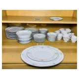 Large Set of Rose China 2222 Gainsborough Japan Large Set of Rose China 2222 Gainsborough Japan