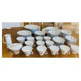Harmony House Fine China Set, Blue Orchid, Japan Harmony House Fine China Set, Blue Orchid, Japan