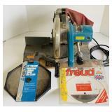 Makita Miter Saw, 255mm, Model LS1000, 3 blades,