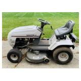 White MTD L-13 Cruisematic Riding Lawn Mower, White MTD L-13 Cruisematic Riding Lawn Mower,