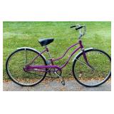 Vintage Ross Eurora Purple/ Chrome Girls Bike,