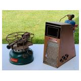 1960 Coleman 500A Burner, Adams Propan Heater,