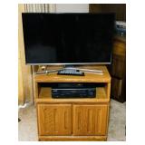 Samsung 32" TV, has HDMI, Sharp VHS, DVD Player,