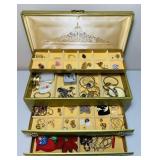 Jewelry Box Full of Costume Jewelry, 1 Drawer