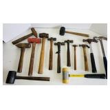 14 Hammers, Estwing, Nupla, etc 14 Hammers, Estwing, Nupla, etc