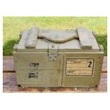 Wood Box, Rope Handle, 18" x 10" x 10" h Wood Box, Rope Handle, 18" x 10" x 10" h