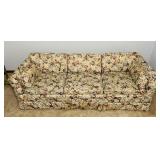 Floral Pattern Couch, 7.5ft Long, not sure on Floral Pattern Couch, 7.5ft Long, not sure on
