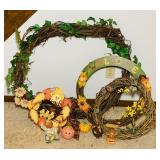 Fall Themed Wreaths and Knick knacks