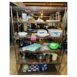 Metal Shelving on Wheels, 4ft w x 6 ft high Metal Shelving on Wheels, 4ft w x 6 ft high