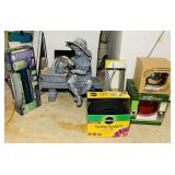 Yard Decorations, hose and a sprinkler Yard Decorations, hose and a sprinkler