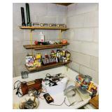 All contents on desk and wall All contents on desk and wall