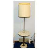 Vintage Lamp, Feels like Marble, Brass, Nice