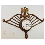 Welby 8 Day Clock, plastic Frame Welby 8 Day Clock, plastic Frame