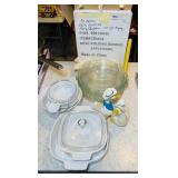 Lot of Kitchen Glass Ware items Lot of Kitchen Glass Ware items
