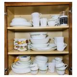 Cabinet full of dishes