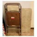 Samsonite Card Table and 3 Chairs