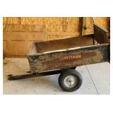 Craftsman Yard Trailer, Tilt Bed, New Tires Craftsman Yard Trailer, Tilt Bed, New Tires