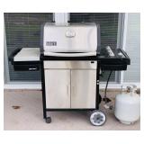 Weber Gas Grill w/Tank, Propane is at least half