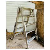 Wood Rack, folds for storage, good condition Wood Rack, folds for storage, good condition