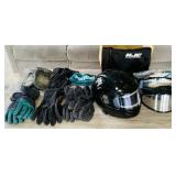 HJC Full Face Insulated Helmet, size L, 3 extra HJC Full Face Insulated Helmet, size L, 3 extra