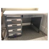 Heavy Metal Desk,  50 1/2" x 30" x 30".