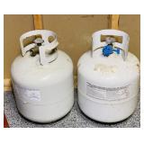 2 Empty 20lb Propane Cylinders 2 Empty 20lb Propane Cylinders