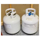 2 Empty 20lb Propane Cylinders