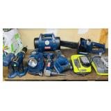 Ryobi Battery Operated Tool Set, 2 Batteries, 2 Ryobi Battery Operated Tool Set, 2 Batteries, 2