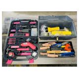 Tool Box w/Tools plus. tool kit