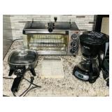 B&D Toaster Oven, Electric Fry Pan, Mr. Coffee